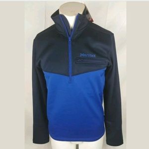 Marmot Turbine Half Zip Blue Pullover Jacket Small